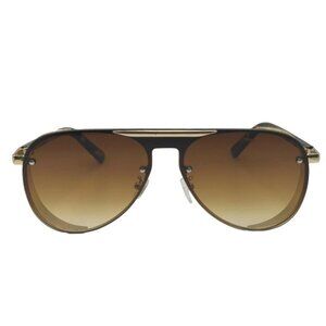 9338 | Tortoise/Brown Aviator Sunglasses with Sparkle Accents